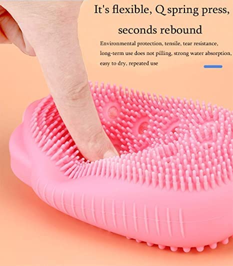 **Tanna Enterprise Silicone Bubble Bath Brush - Soft Body Scrubber & Massager for Relaxing Bath Time, Exfoliating & Cleansing (Multi-Color) - Perfect for Spa, Shower & Sensitive Skin Care**