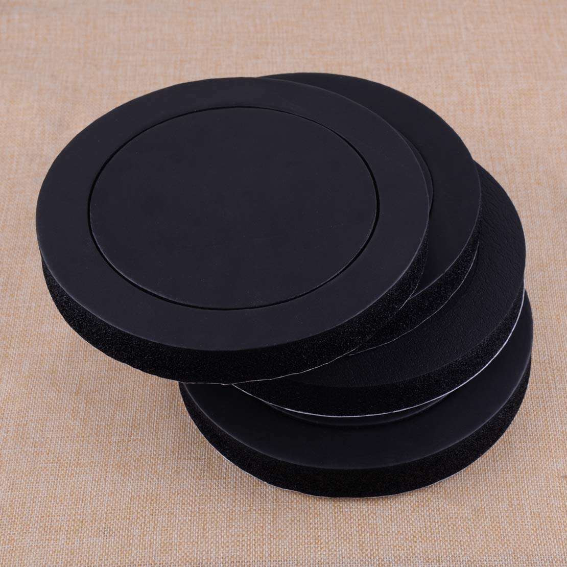 Beler 4PCS 6.5'' Car Door Speaker Soundproof Cotton Ring - Bass Enhancer & Noise Reduction Pads for Car Audio System Upgrade - Perfect for Sedans, SUVs and Trucks