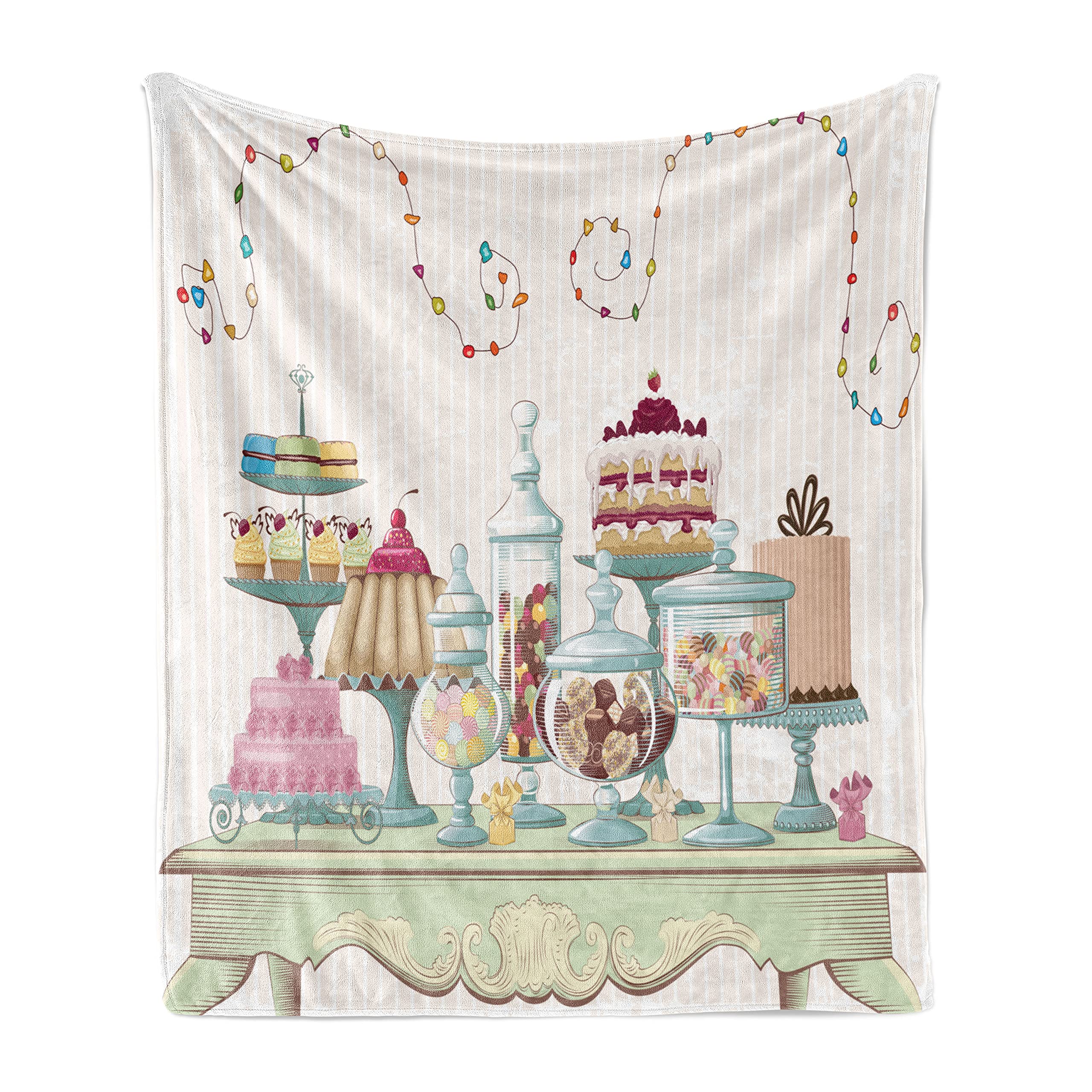 Ambesonne Flannel Fleece Throw Blanket 50