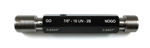 7/8-16 UN Class 2B Taperlock Thread Plug Gauge Set - Precision Thread Measurement Tool for Industrial Quality Control & Machining Applications