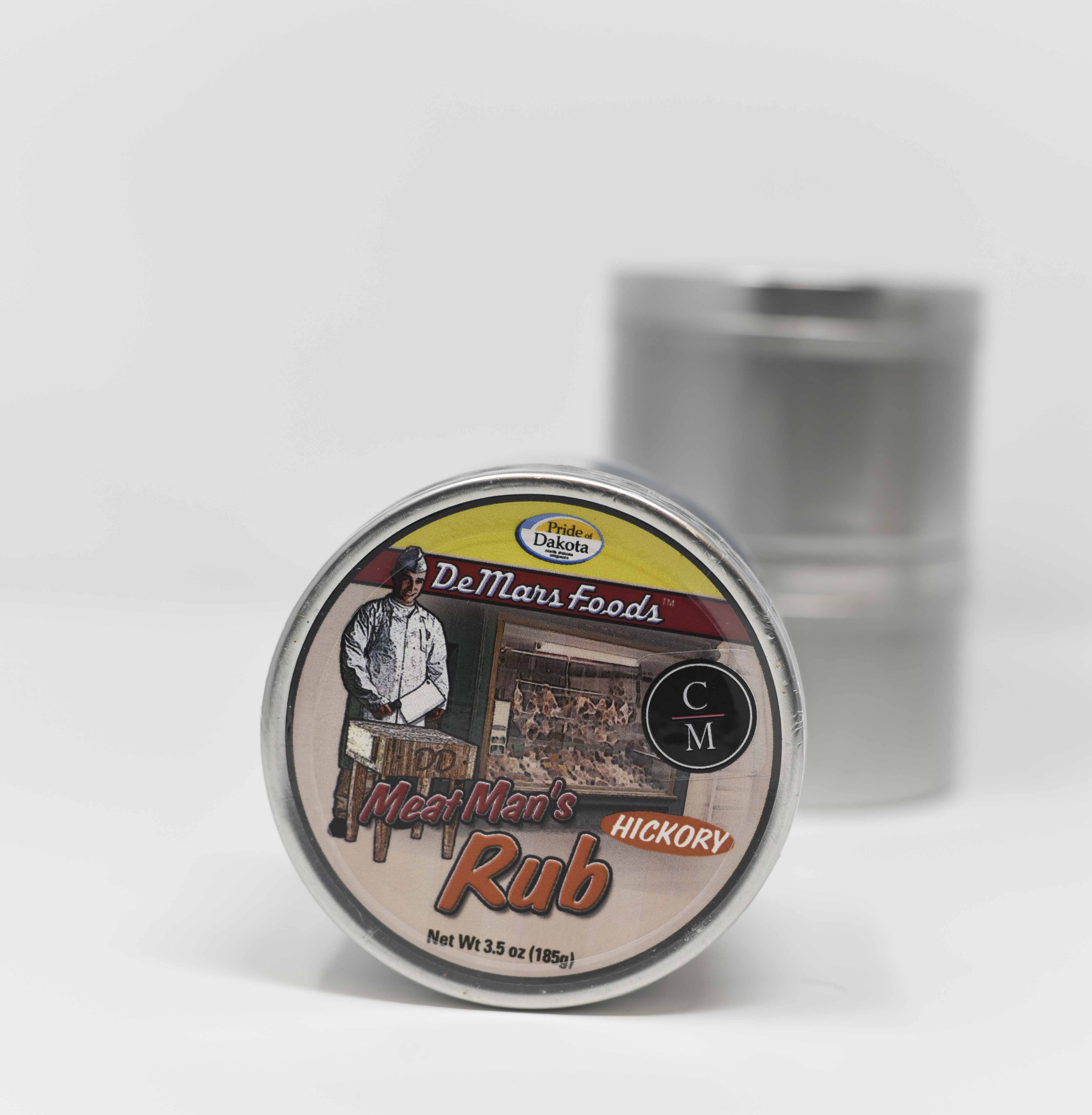 Premium Hickory Rib Rub for BBQ & Grilling - MeatMan's All-Natural Seasoning Blend for Pork, Beef & Chicken - Perfect for Smoking, Roasting & Outdoor Cooking