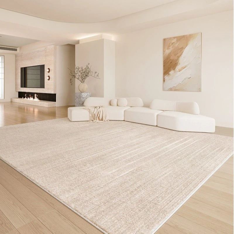 Vienna Minimalist Geometric Waterproof Spillproof Area Rug - Non-Slip Modern Floor Mat for Living Room, Bedroom, Office - Easy to Clean Home Decor Carpet