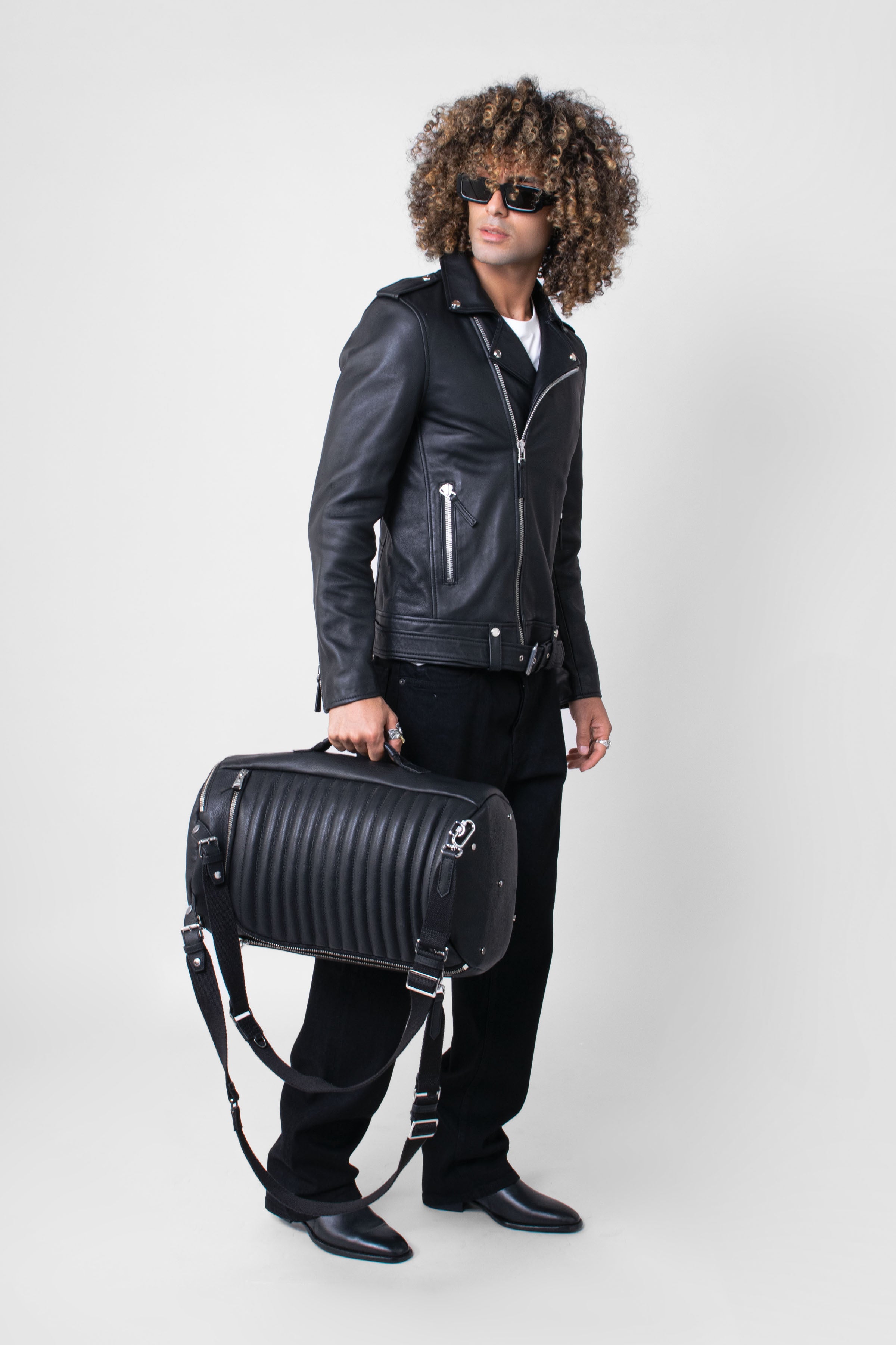 Premium Men's Barrel Bag 2.0 - Durable Crossbody Sling Backpack for Travel, Gym & Everyday Use - Water-Resistant & Spacious Design