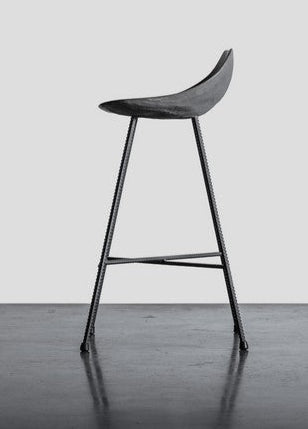 Hauteville 670 Counter Stool by Lyon Beton - Modern Bar Stool with Metal Frame & Comfortable Seat - Perfect for Kitchen Island, Breakfast Bar & Home Decor