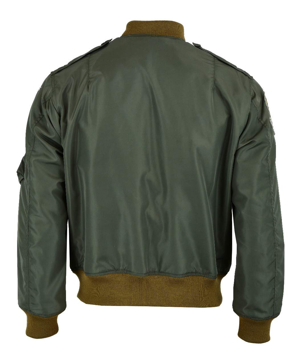 USAF L-2 Blackbird Nylon Bomber Jacket - MA-1 Flight Jacket for Men | Military Style Outerwear for Casual Wear & Aviation Enthusiasts