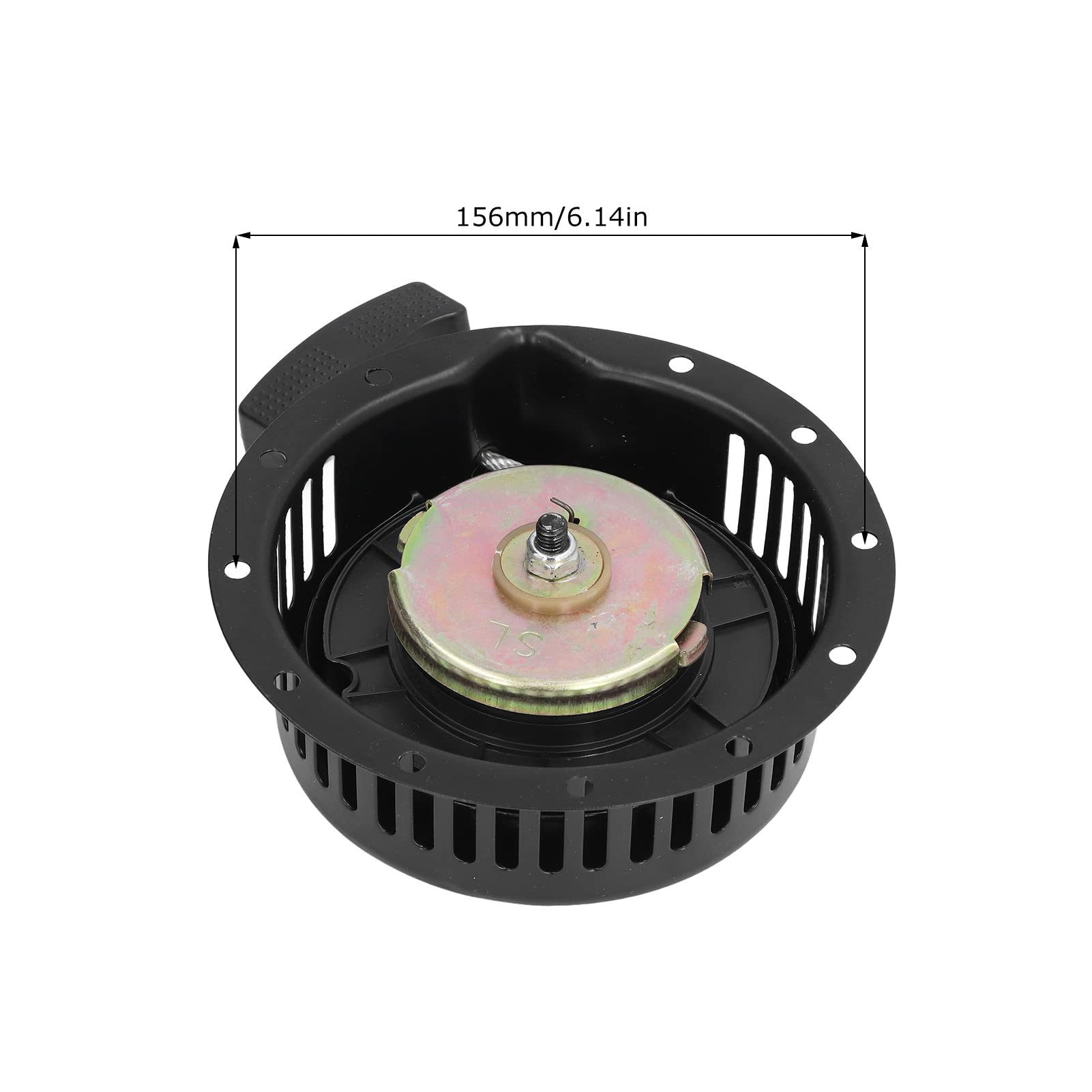 Pull Starter for 173F Generator - Heavy Duty Iron Shell Rewind Starter | Perfect for Home Backup Power, Camping & Outdoor Emergency Use