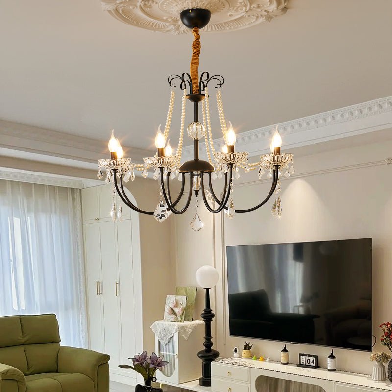 Regalia Crystal Chandelier - Elegant Modern Ceiling Light Fixture for Dining Room, Living Room & Bedroom | Perfect for Home Decor & Wedding Venues
