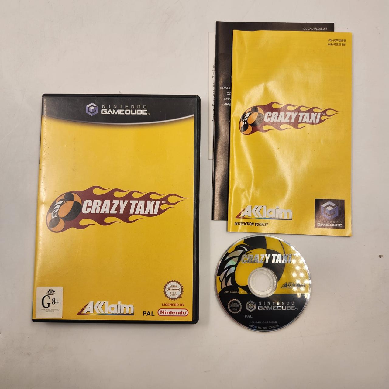 Crazy Taxi Game for Nintendo GameCube - Complete with Manual (PAL Version) | Retro Gaming, Collectible & Fun Racing Experience