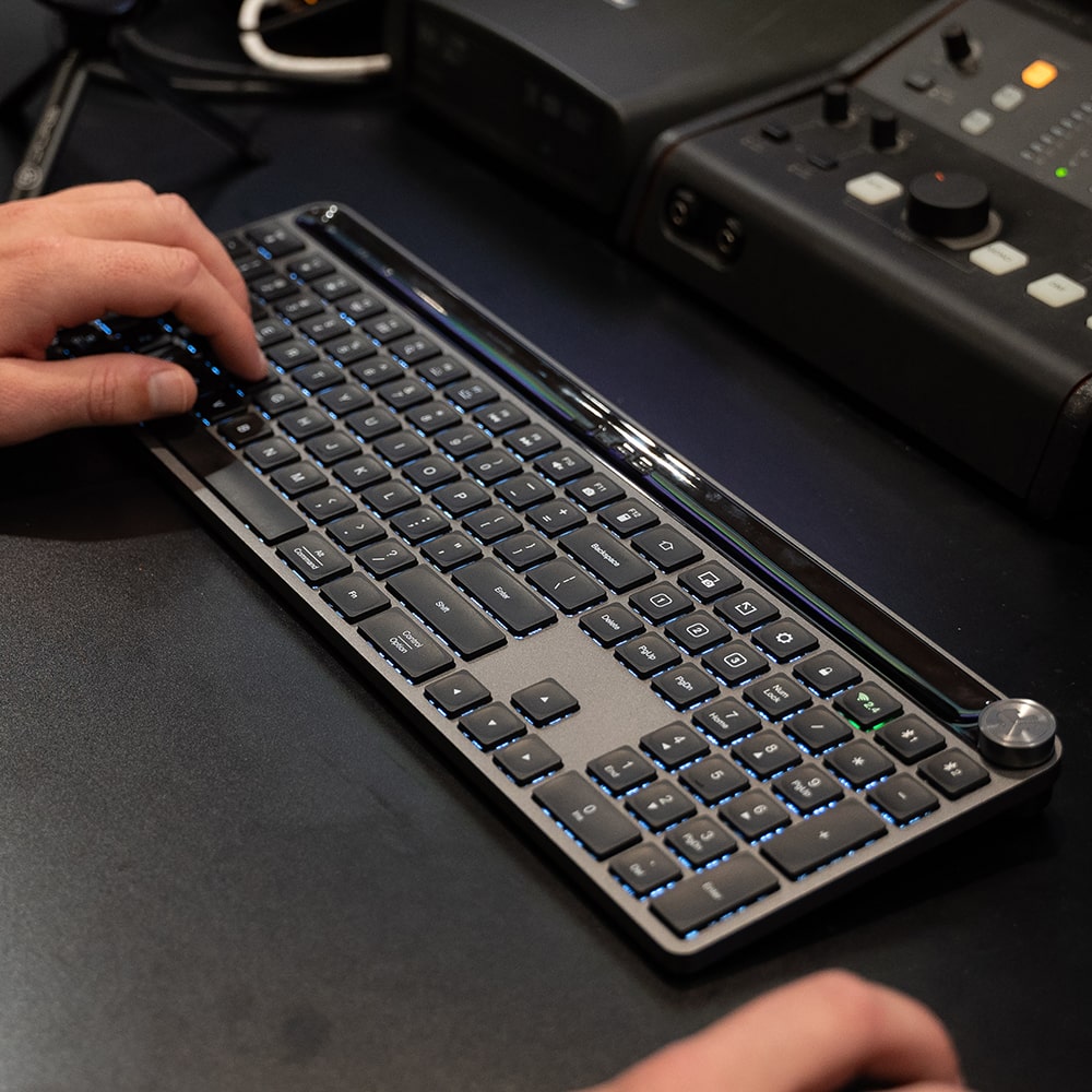 JLab Epic Wireless Keyboard and Mouse Combo - Ergonomic Design for Home, Office, and Gaming Use