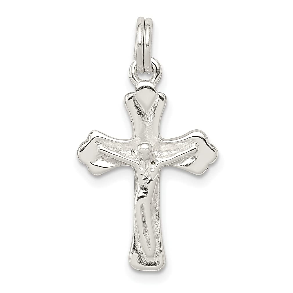 925 Sterling Silver Jesus Christ Crucifix Necklace - Religious Cross Pendant for Women - Elegant Fine Jewelry Gift for Her - Perfect for Church, Baptism, Confirmation & Everyday Faith Wear