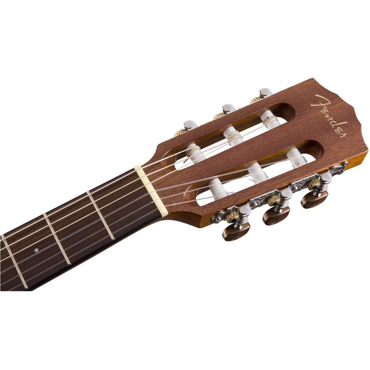 Fender CN-60S Concert Nylon String Acoustic Guitar - Natural Finish | Includes 2-Year Warranty | Perfect for Beginners, Classical Music & Fingerstyle Playing
