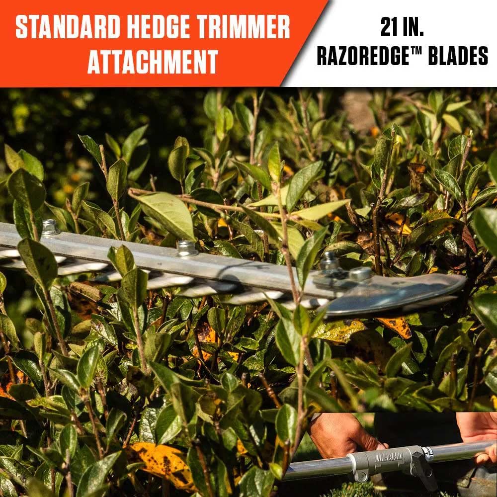 ECHO 99944200486 50-Inch Hedge Clipper Attachment with 20-Inch Blade - Professional Landscaping Tool for Trimming Bushes and Hedges