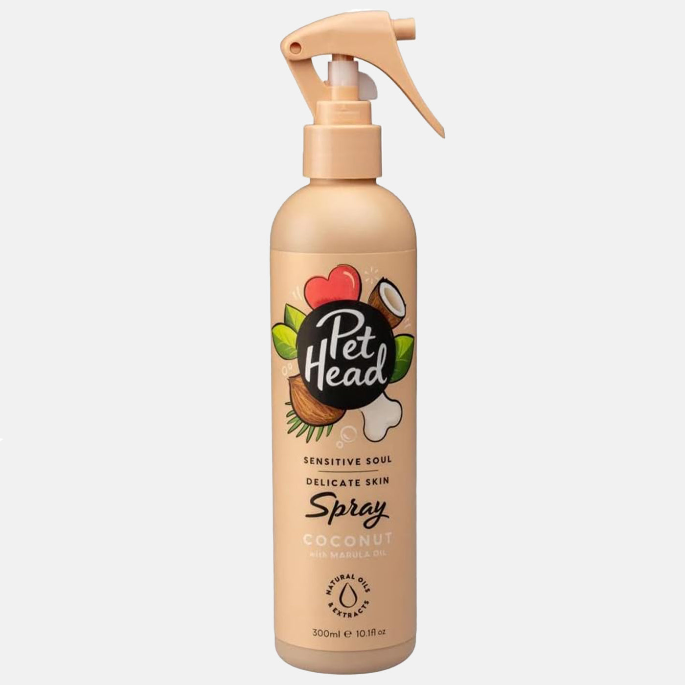 Pet Head Sensitive Soul Spray 300ml | Hypoallergenic Dog & Cat Grooming Spray for Sensitive Skin | Reduce Itching & Soothe Irritation | Perfect for Bathing, Brushing & Between Washes