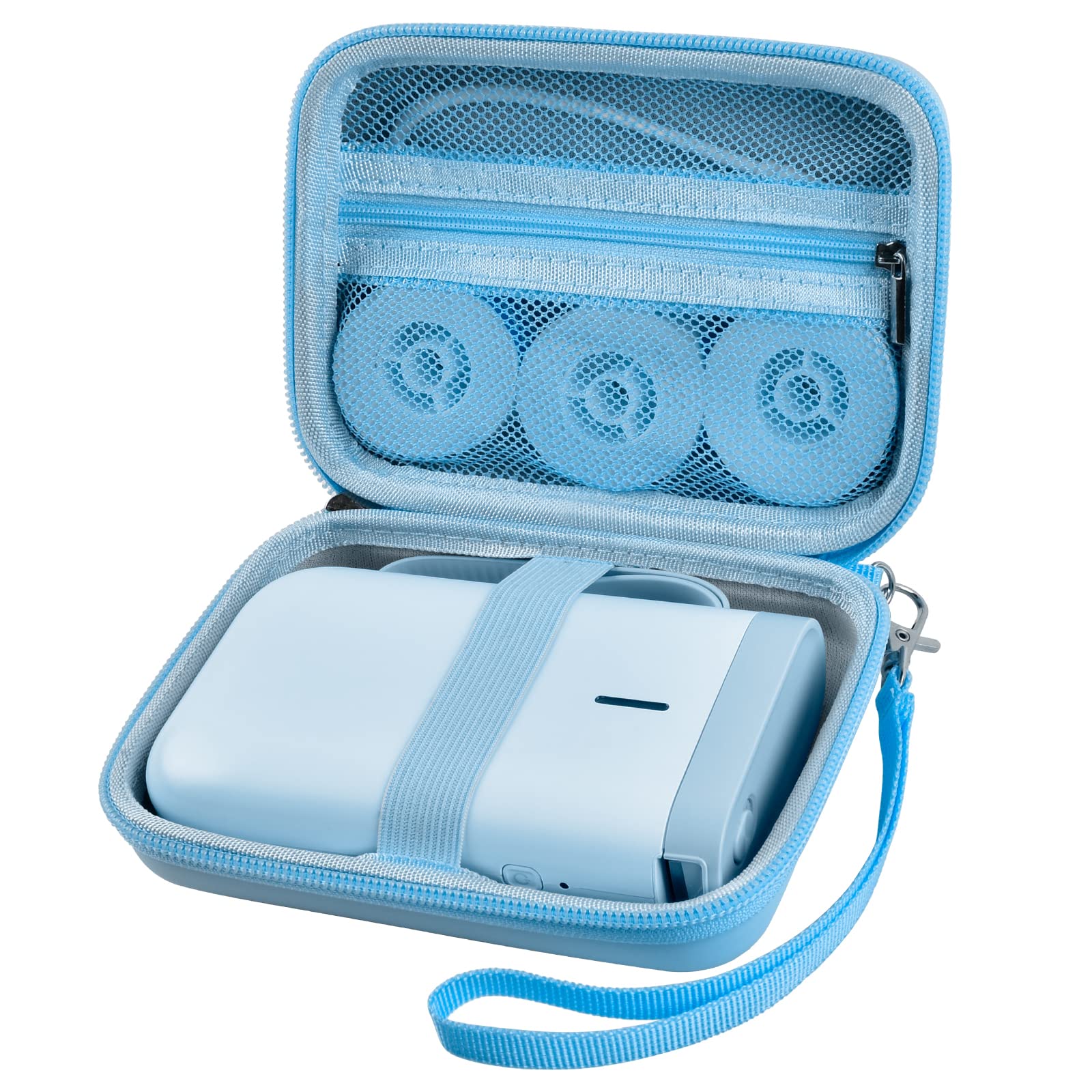NIIMBOT D11 Label Maker Printer Case & Phomemo D30 Storage Bag - Compatible with Canon Ivy 1/2, HP Sprocket Mini Photo Printer - Label Paper Accessories Holder Box - Perfect for Office, Home & Travel Organization