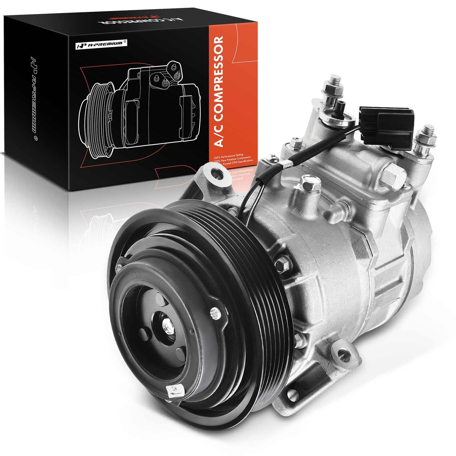Premium AC Compressor with Clutch for 2006-2008 Buick Lucerne 3.8L - High Performance Auto Air Conditioning Replacement Part - Perfect for Summer Driving & Road Trips