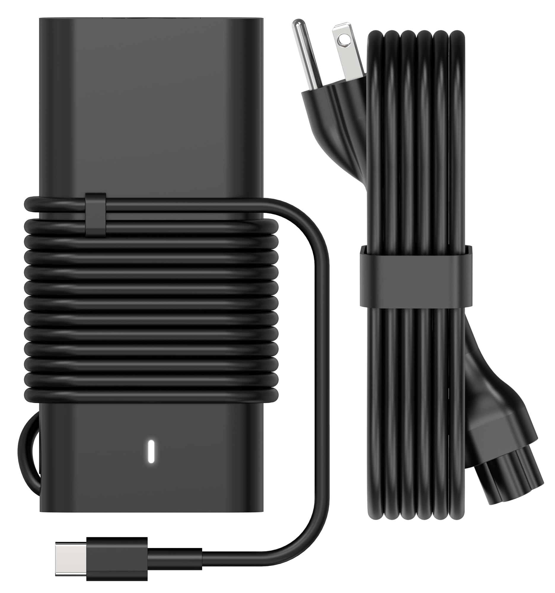 65W USB C Laptop Charger for Dell Chromebook 3100 3300 3380 3400 3500 5190 5300 5400 7200 - Type C AC Adapter - Compatible with HA65NM190 MVPDV 0MVPDV 0WMDHR WMDHR Models - Perfect for Home, Office & Travel Charging