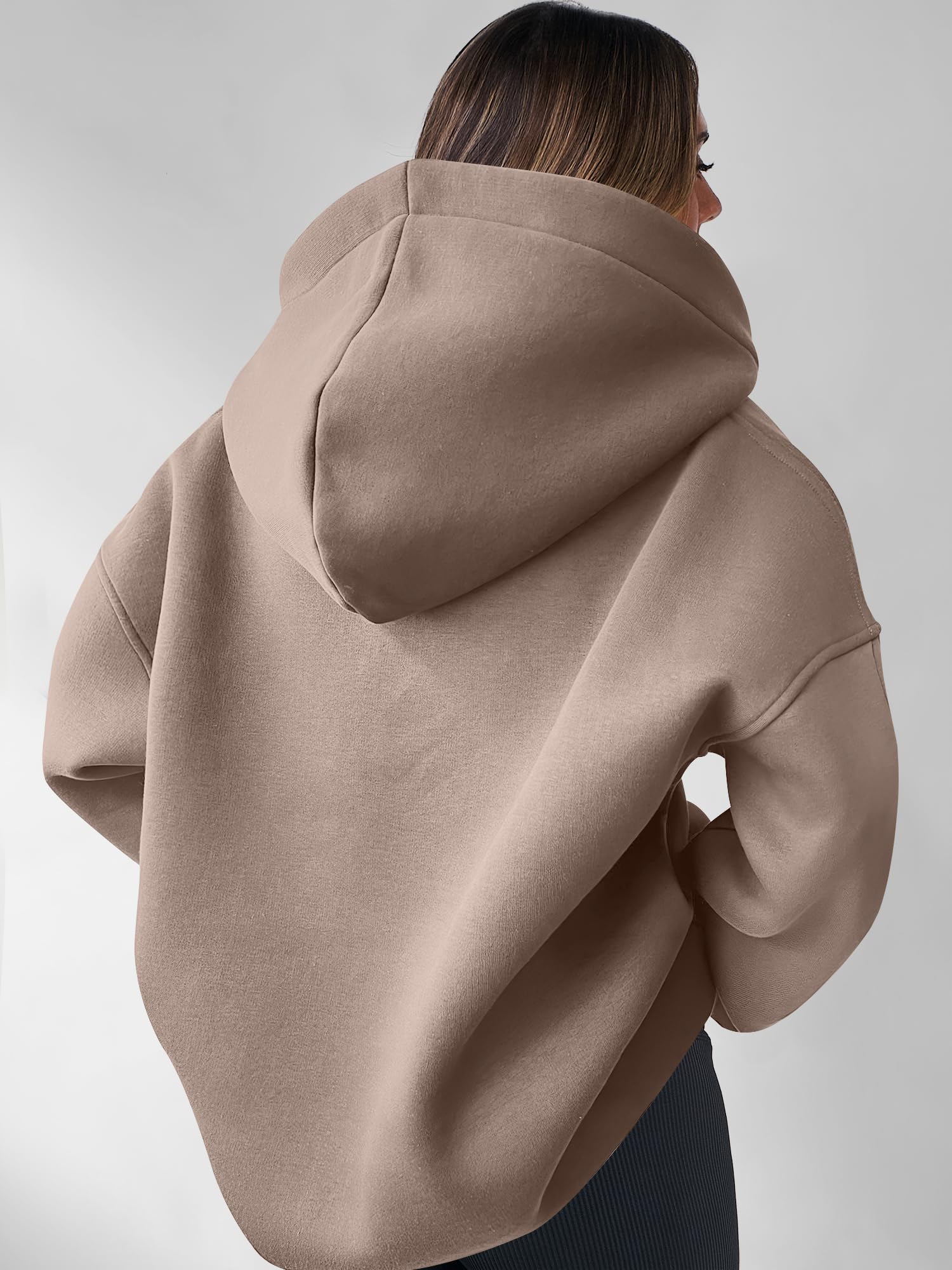 ANRABESS Women's Oversized Hoodies - V Neck Long Sleeve Pullover Sweatshirts for Casual Wear | Fall Fashion 2025 Trendy Preppy Clothes for Teen Girls | Perfect for School, Weekend Outfits & Cozy Loungewear
