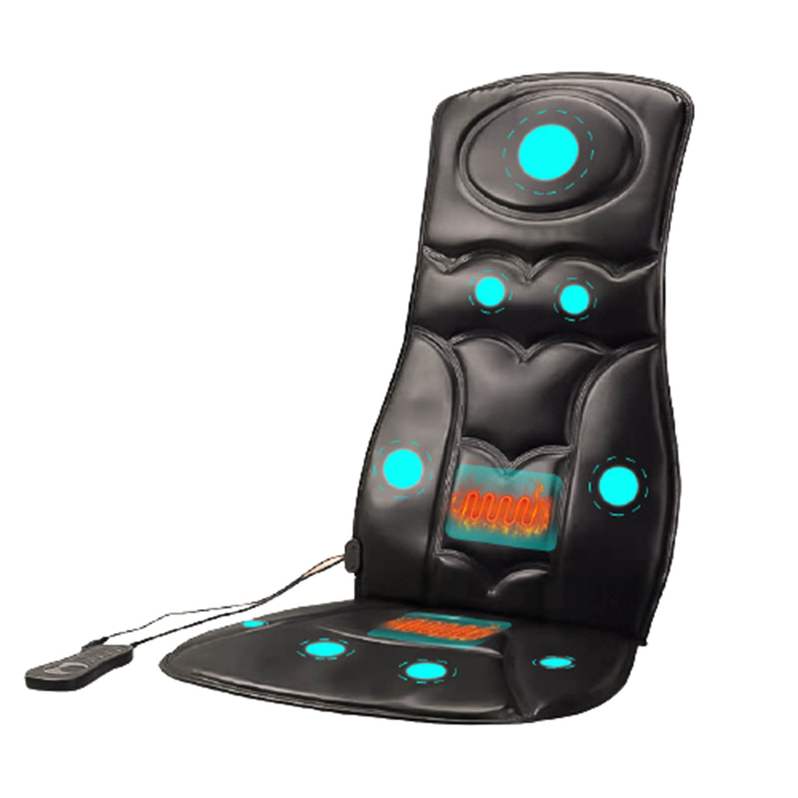 KJDPP Electric Massage Chair Pad - Full Body Car Massage Cushion with Neck & Waist Support, Multifunctional Shiatsu Acupressure Massager for Home & Office Use - Perfect for Relaxation After Work or Long Drives