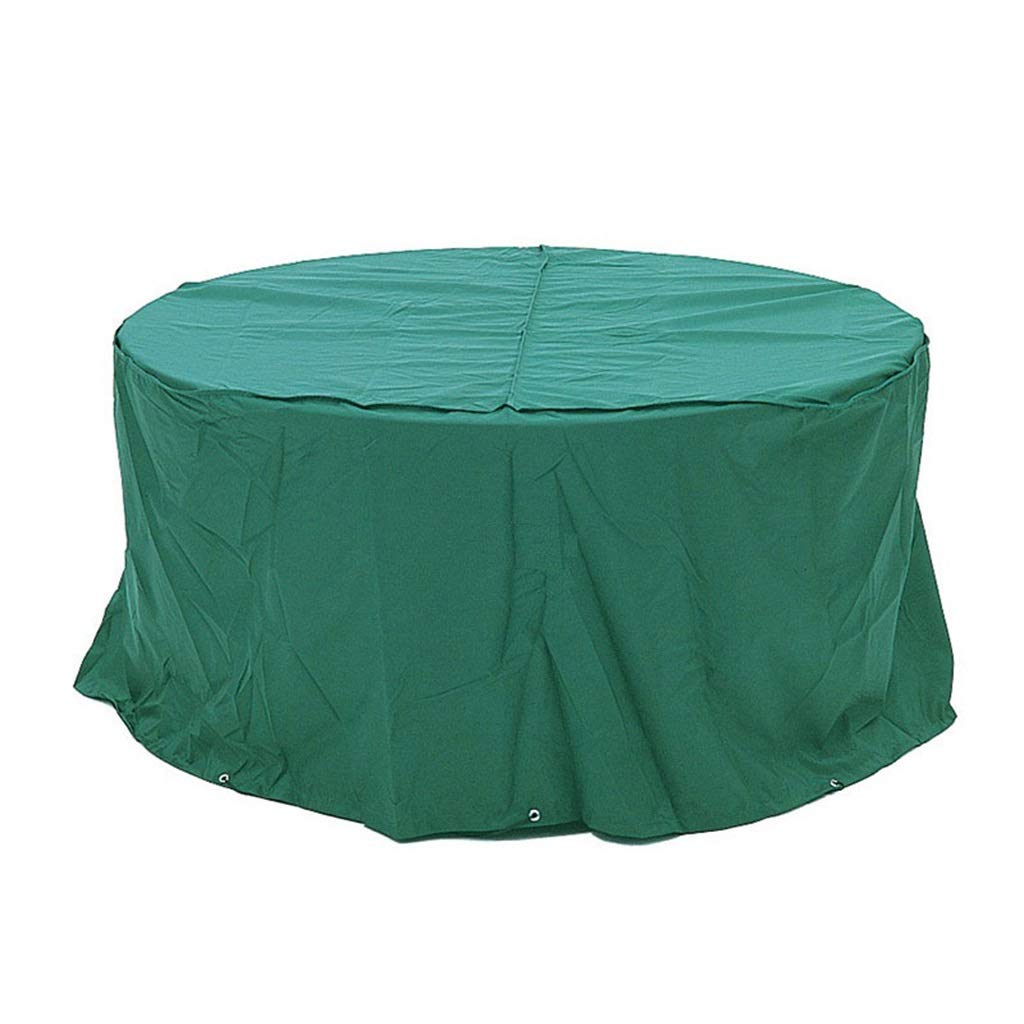 BBGS Heavy Duty Waterproof Outdoor Furniture Covers - UV Resistant Oxford Fabric Patio Set Cover for Rattan Cube, Garden & Backyard Use (260x110cm, Green) - Perfect for All-Weather Protection & Long-Lasting Durability