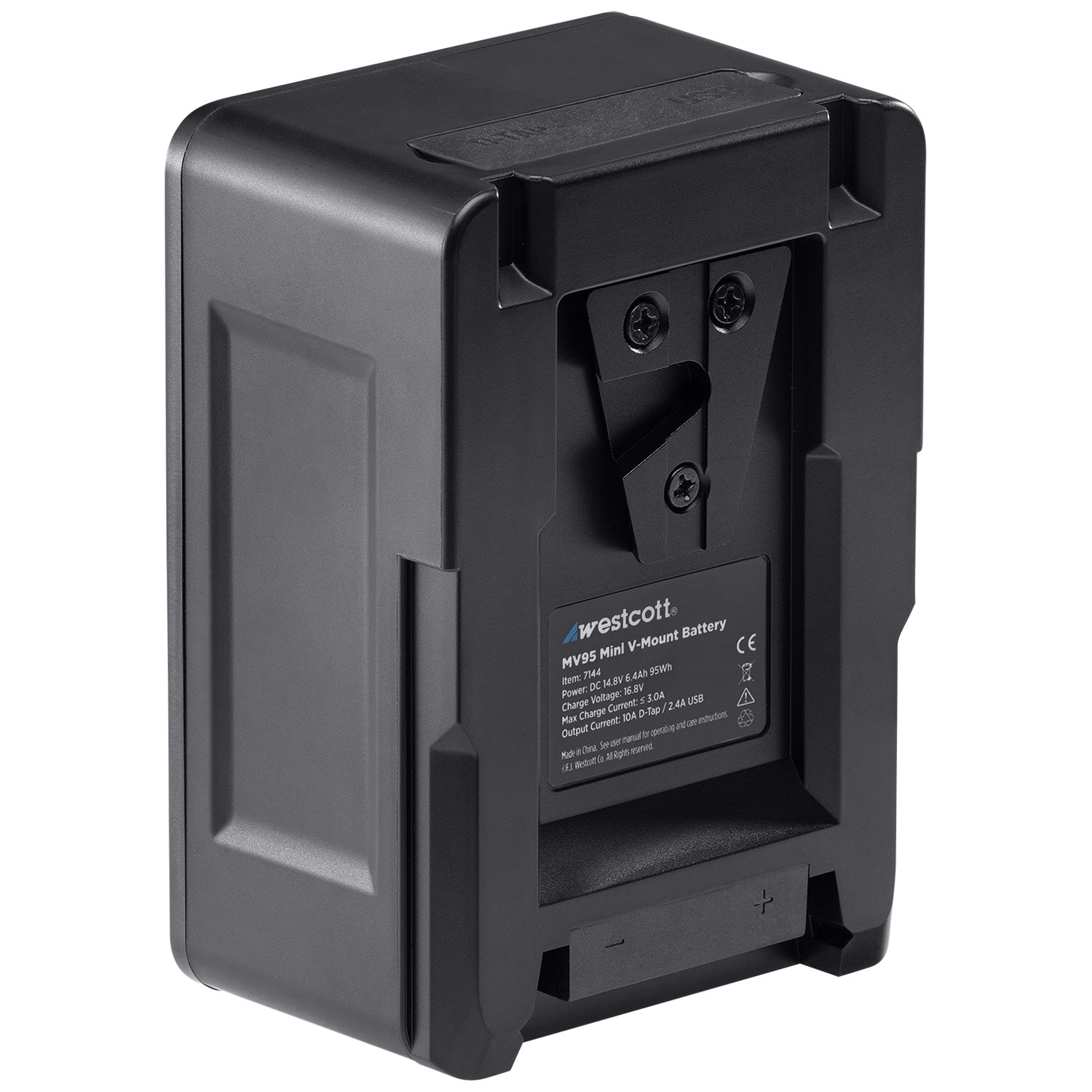 MV95 Mini V Mount Battery Kit - 14.8V 95Wh Rechargeable Power Supply for Cameras, LED Lights & Video Equipment | Perfect for On-Location Shooting & Studio Use