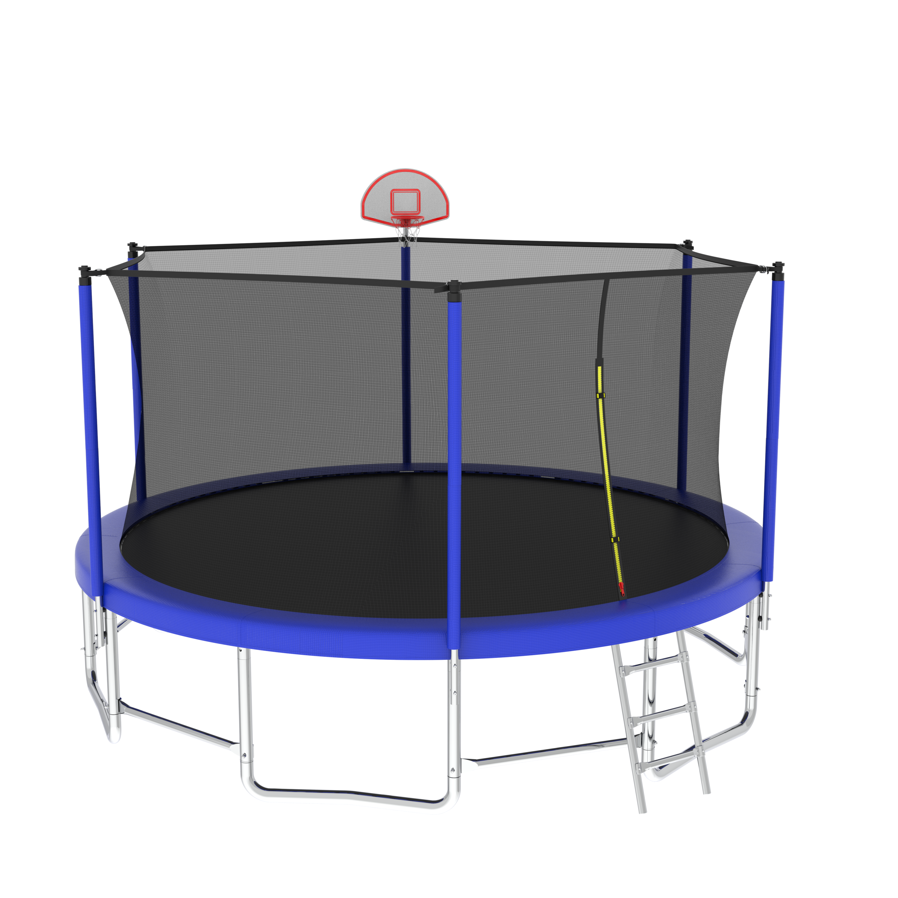 15FT Large Outdoor Trampoline for Kids with Safety Enclosure Net - Perfect for Backyard Play, Exercise & Family Fun