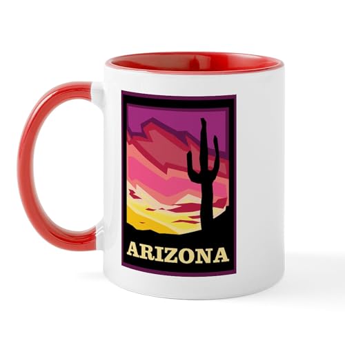 White/Red Inside - Arizona Mug