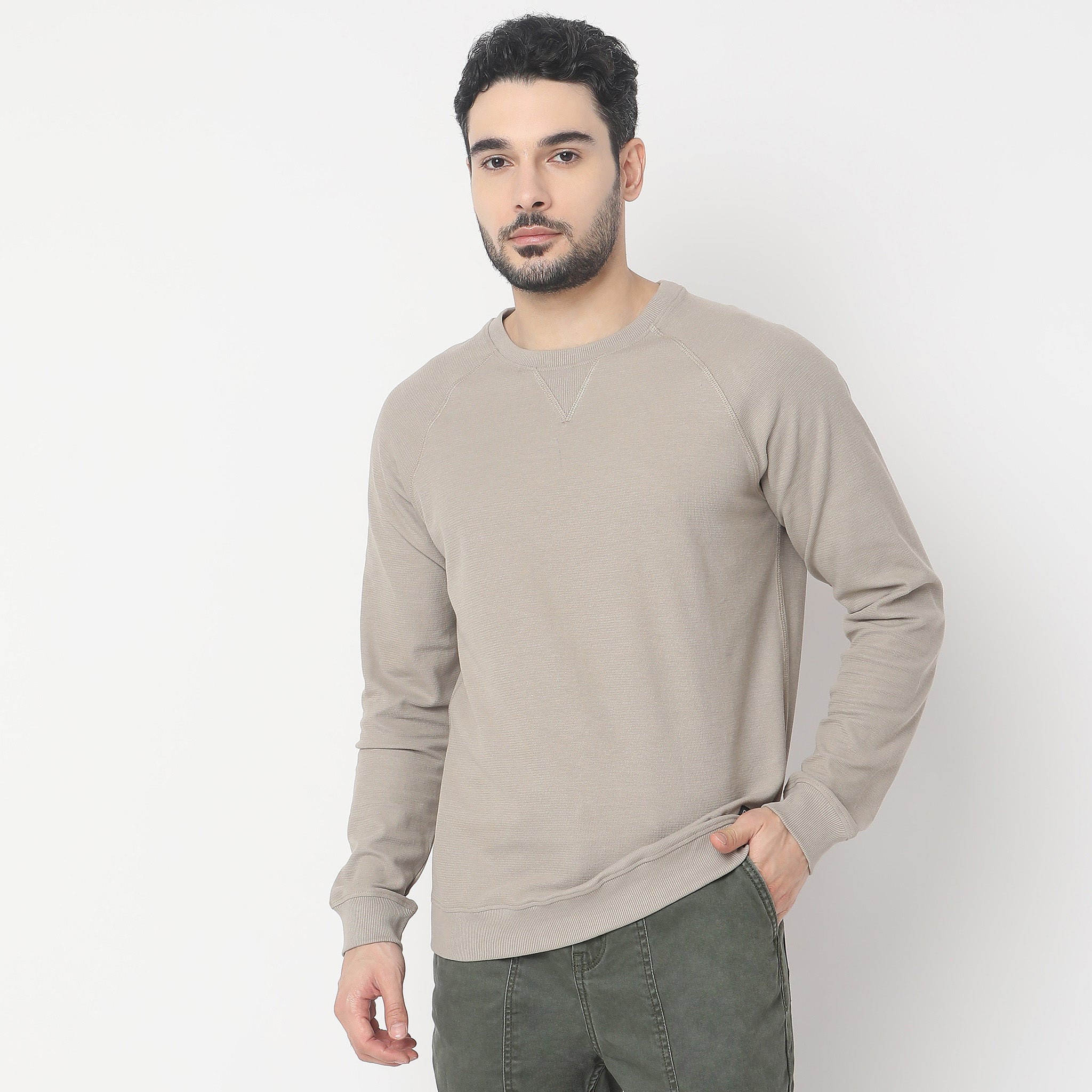 Lumberjack™ Authentic Comfort Blend Pullover - Micro Structure, Regular Fit, Solid Color - Perfect for Outdoor Adventures & Casual Wear