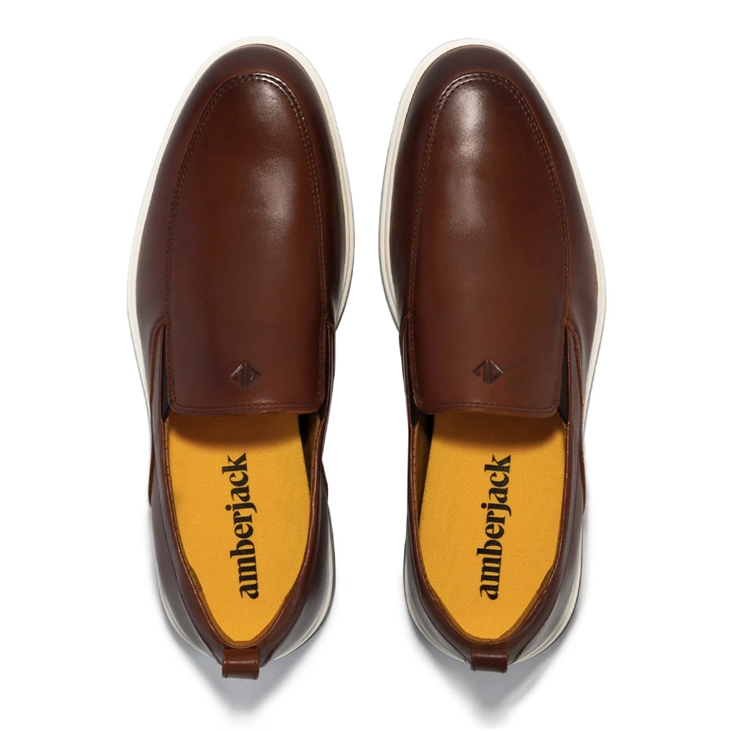 Comfortable Slip-On Shoes for Men & Women - Lightweight & Breathable Coffee Color Casual Loafers - Perfect for Walking, Travel, and Everyday Wear