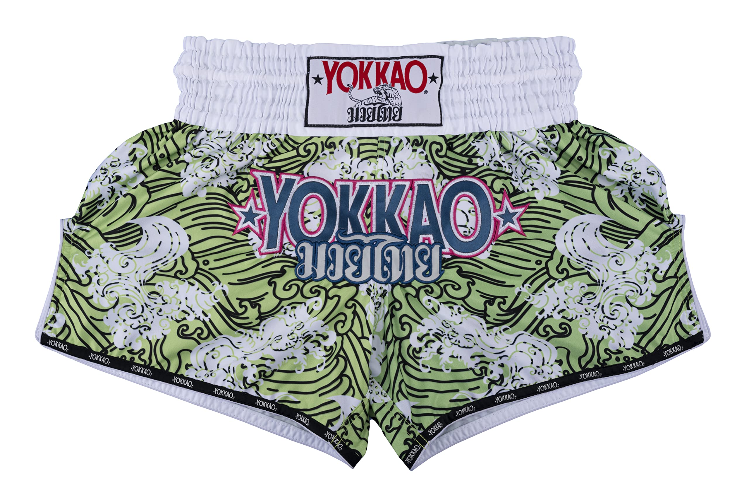 YOKKAO Muay Thai Boxing Shorts for Men & Women - Premium Satin MMA Shorts for Training & Competition | Lightweight & Durable Fightwear for Kickboxing, Muay Thai & MMA Training
