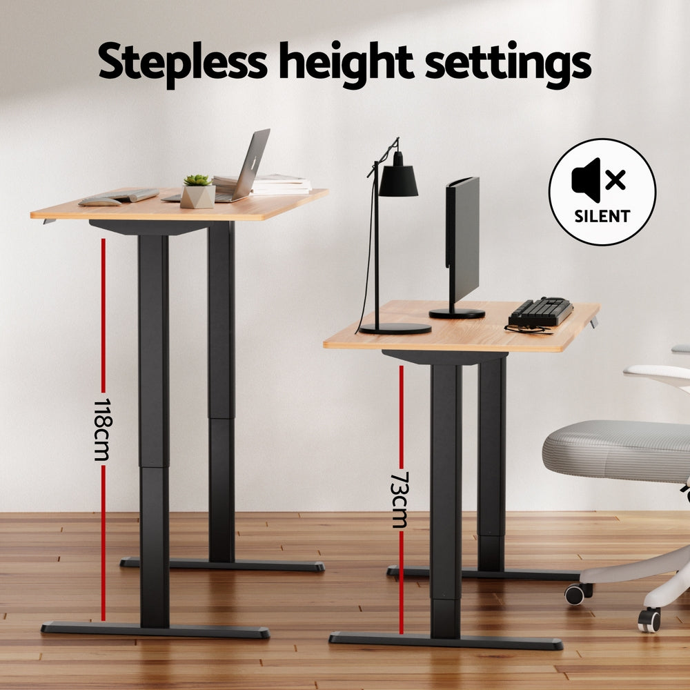 120CM Artiss Electric Standing Desk - Adjustable Height Sit Stand Desk for Home Office, Computer Workstation | Perfect for Remote Work, Gaming & Study