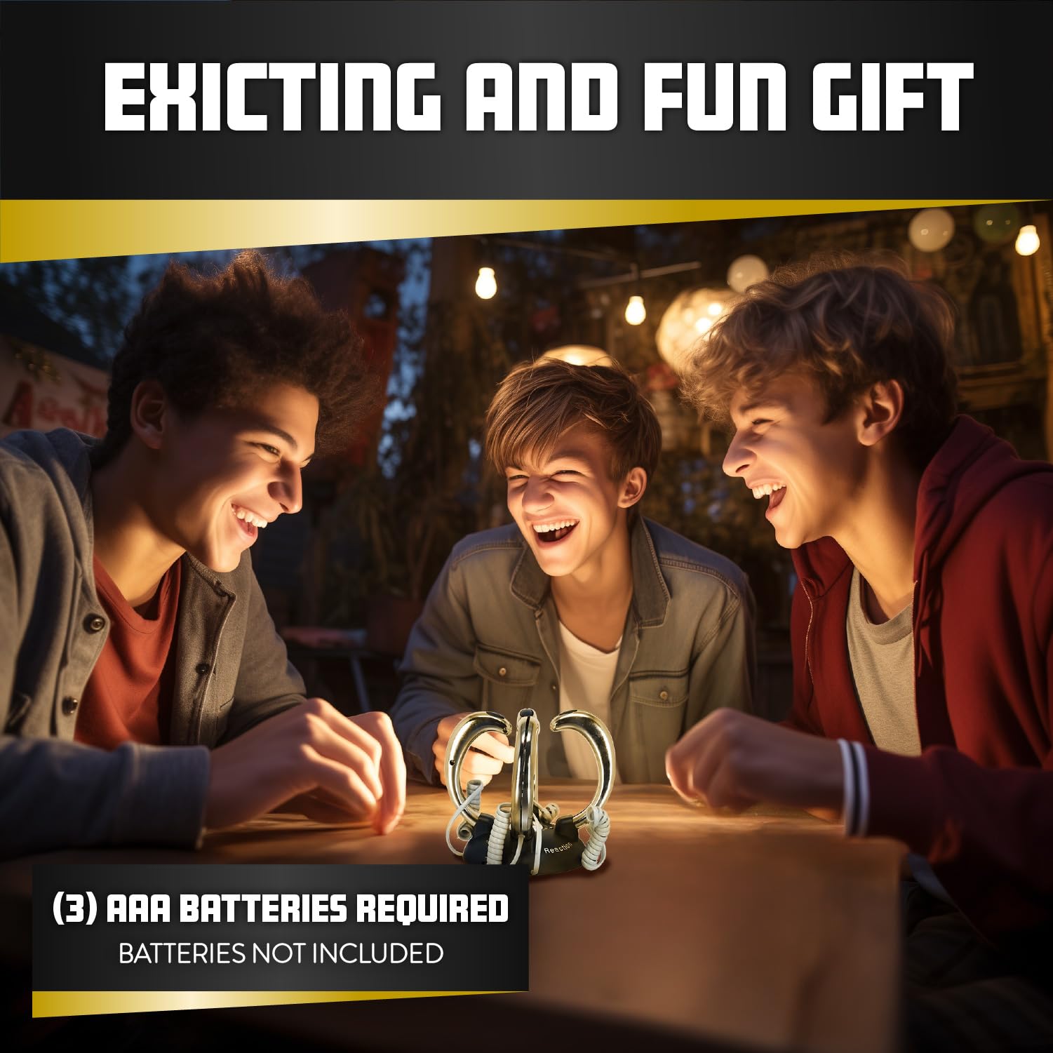 Lightning Reaction Reloaded - Fast Reflex Shocking Family Game for Parties & Game Nights - Fun Electronic Reaction Time Challenge for Kids & Adults