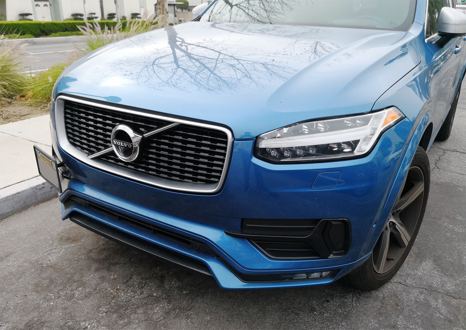 Volvo XC60 XC90 S90 Bumper Tow Hook License Plate Bracket Mount Holder - Durable Front License Plate Mounting Solution for Off-Road & Car Shows