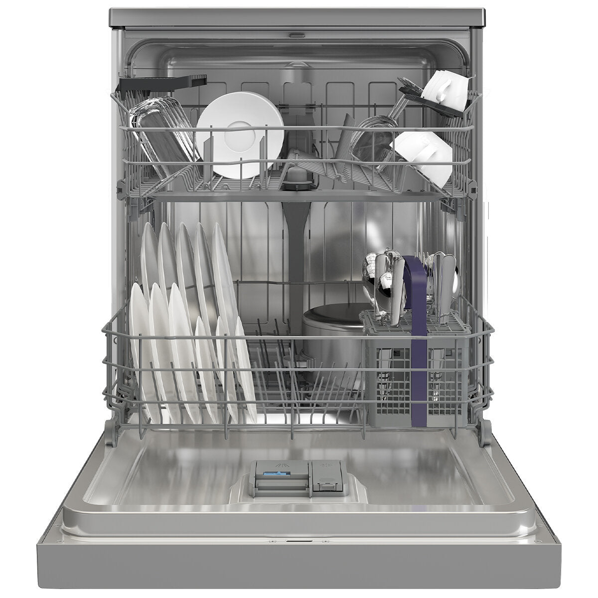 Beko BDFB1410X 14 Place Freestanding Dishwasher - Stainless Steel, Energy Efficient, 5 Year Warranty - Perfect for Large Families & Entertaining Guests