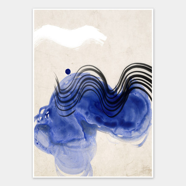 Awash II Unframed Art Print - Modern Abstract Wall Decor for Living Room, Bedroom & Office | Perfect for Home & Office Decor