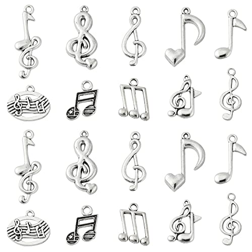 100pcs - Music Note - 10 Styles