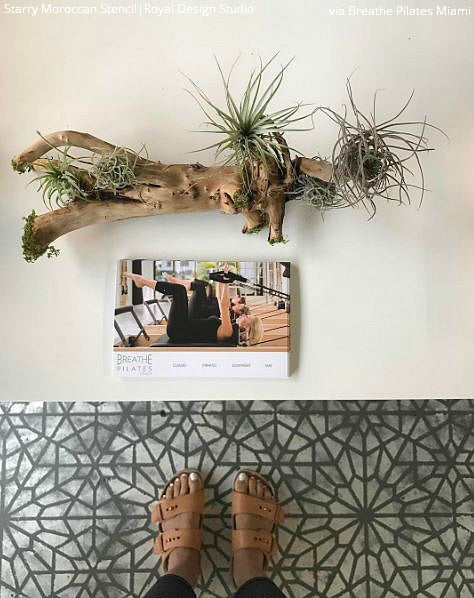 Starry Moroccan Night Stencil - DIY Wall Art Stencil for Home Decor, Ceiling & Furniture Painting - Perfect for Bedroom, Nursery, and Boho Style Interior Design