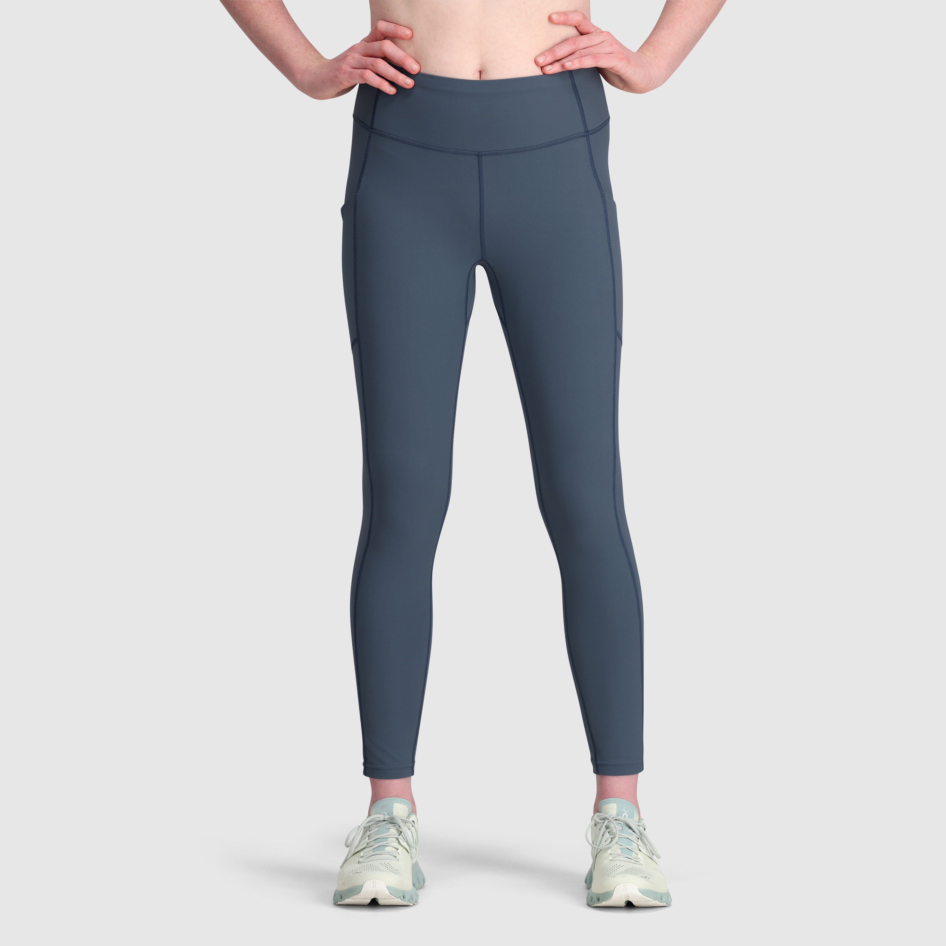Women's Vantage 7/8 Leggings with Back Pockets - High Waisted Yoga Pants for Workout, Running & Lounge - Final Sale