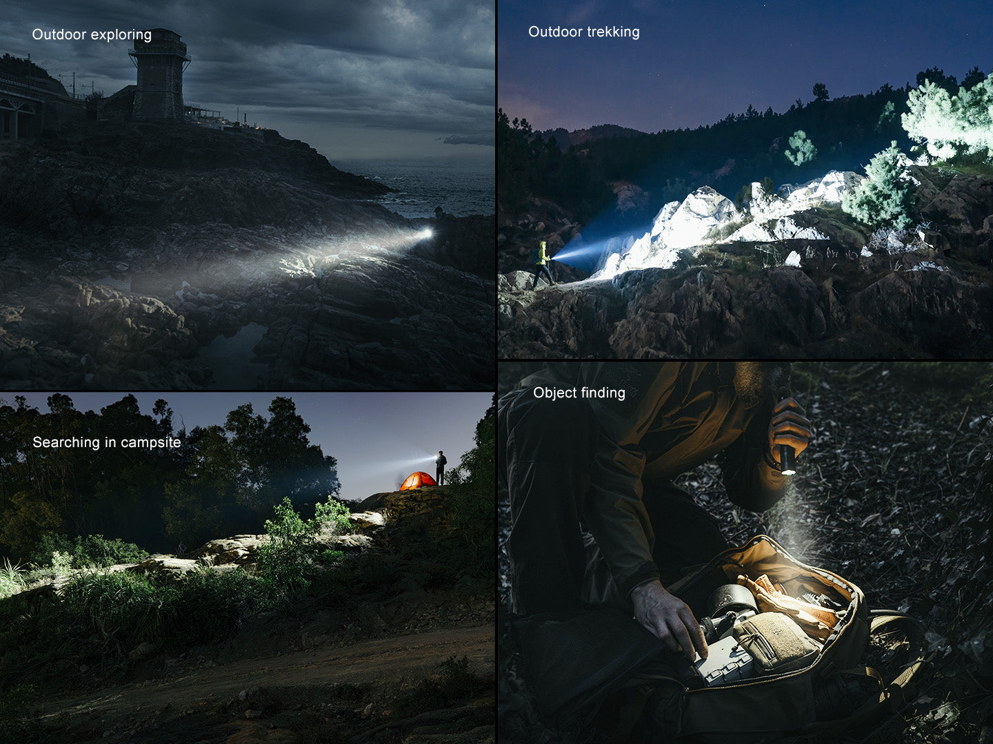 Fenix PD45R ACE Multi Mode Tactical Flashlight - 2000 Lumens, Rechargeable, IP68 Waterproof - Perfect for Camping, Hiking, Emergency & Outdoor Adventures