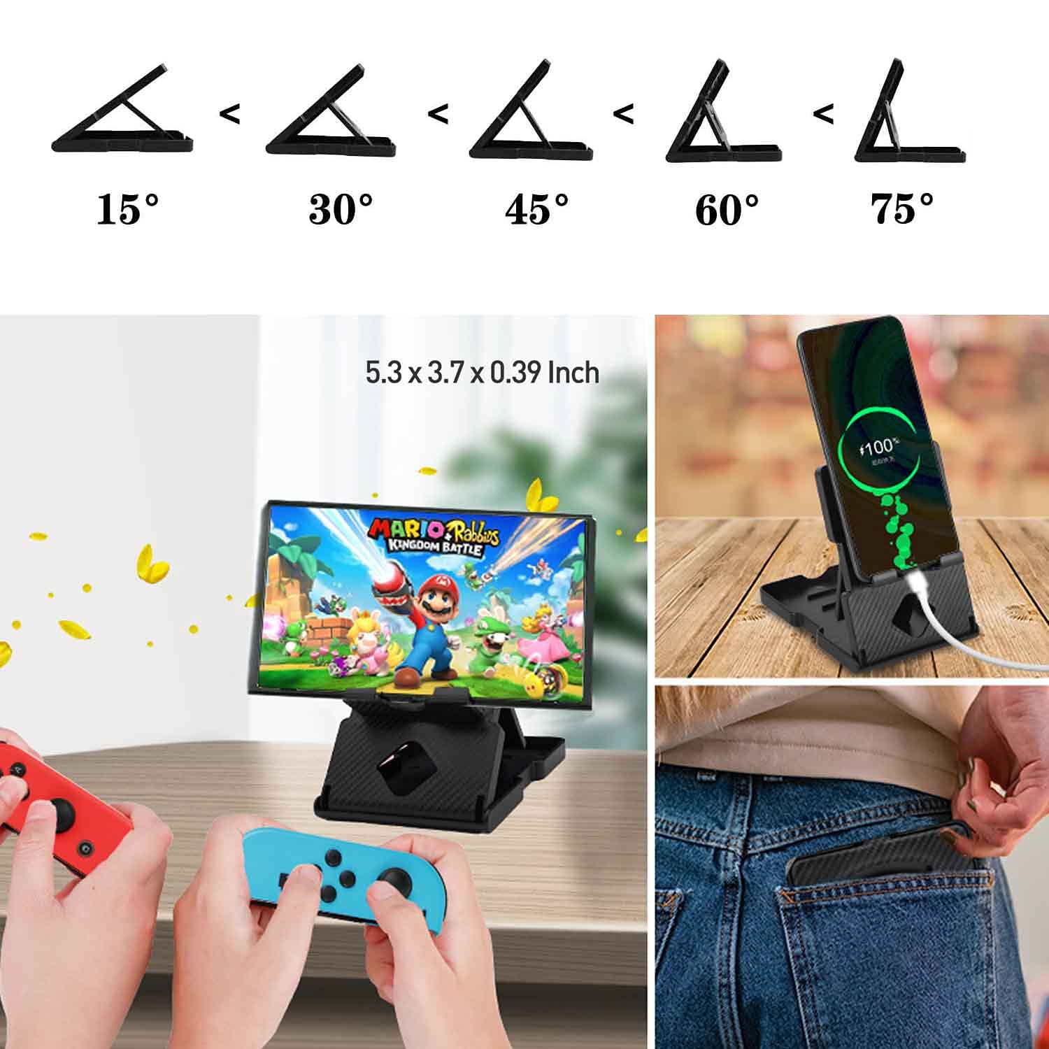YOOWA Nintendo Switch Animal Crossing Accessories Bundle - Carrying Case, Protective Cover, Screen Protector, Game Card Holder, Play Stand & Thumb Grips | Perfect for Travel, Gaming Parties & Home Entertainment