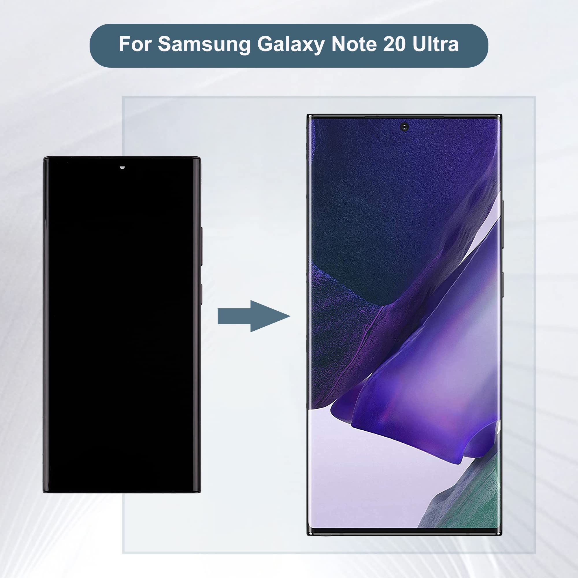 Samsung Galaxy Note20 Ultra 5G AMOLED Display Replacement (SM-N986B/SM-N986U) - 6.9