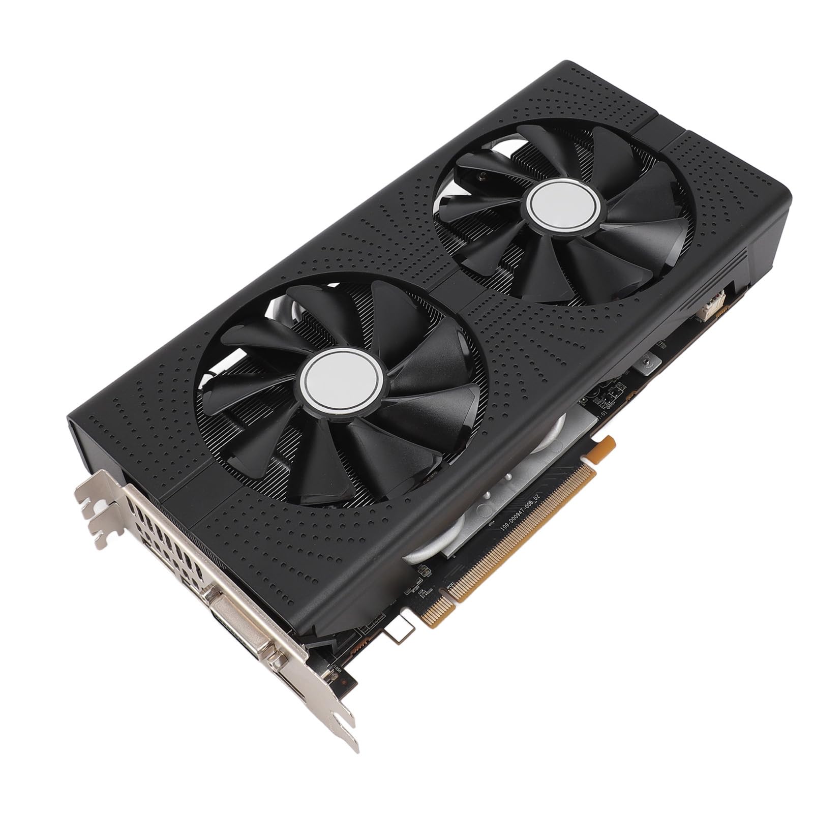 SHYEKYO RX590 8GB GDDR5 256-bit Gaming Graphics Card with 8-Pin Power Connector for Desktop PC - High Performance GPU for 4K Gaming, Video Editing & Cryptocurrency Mining