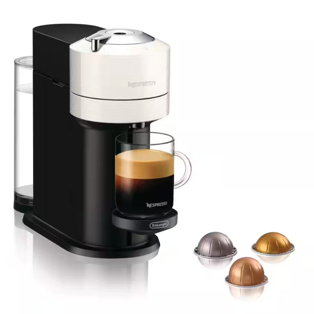 Nespresso Vertuo Next White Coffee Machine ENV120WCA - Perfect for Home, Office, and Gifting