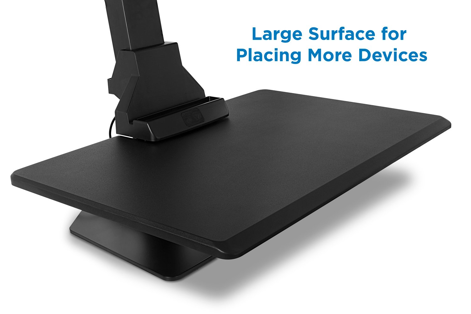 Mount-It! Dual Monitor Electric Standing Desk Converter - Adjustable Height Riser for 2 Screens up to 32