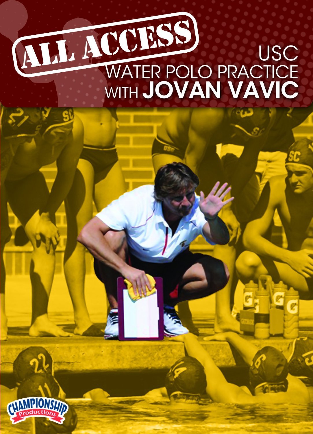 Jovan Vavic: USC Water Polo Practice Training DVD - Championship Productions | Water Polo Drills, Techniques & Strategies for Players & Coaches | Perfect for Team Training & Individual Skill Development