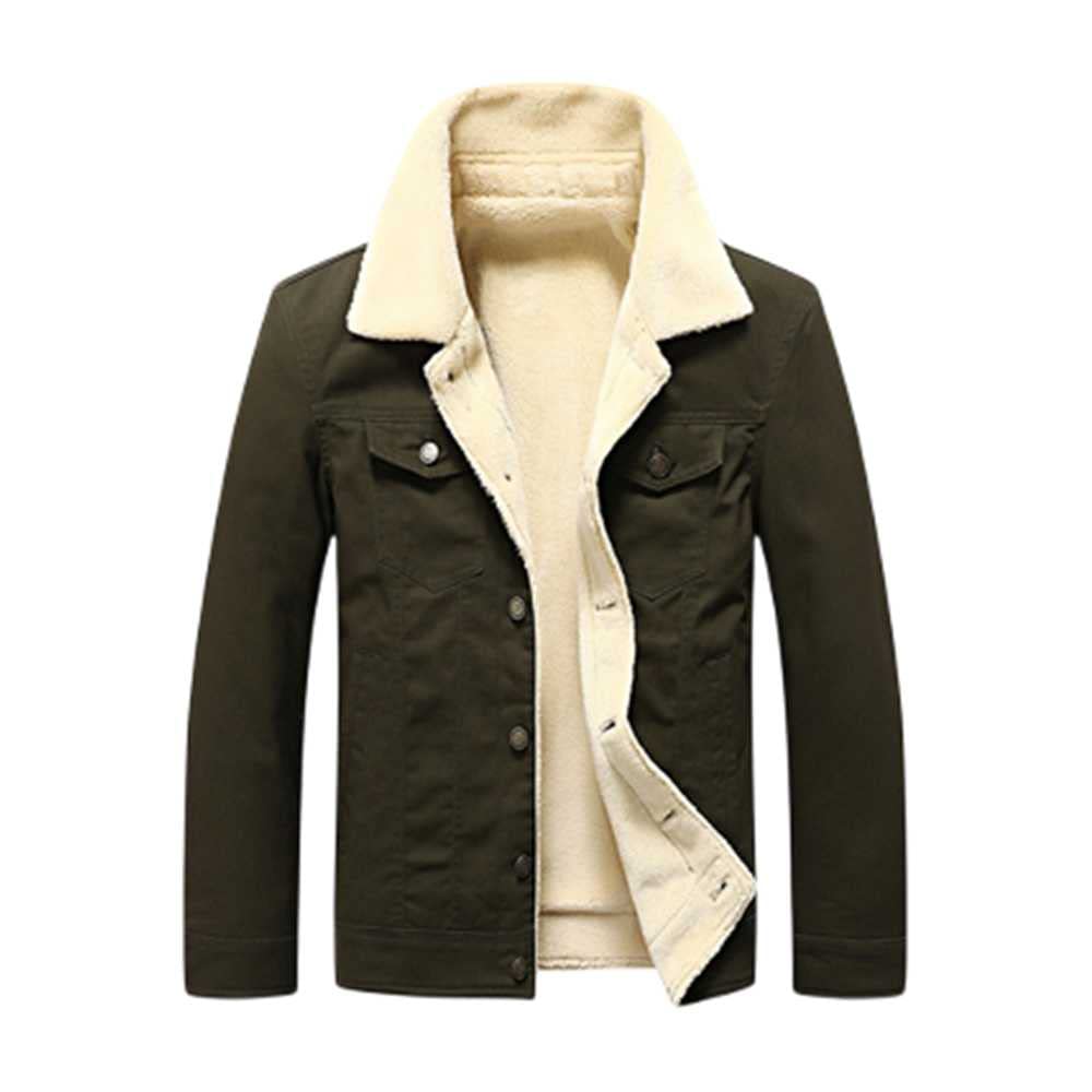 Men's Winter Bomber Jacket - Fleece Lined Warm Military Coat for Casual Outwear | Perfect for Cold Weather, Outdoor Activities & Street Style Fashion