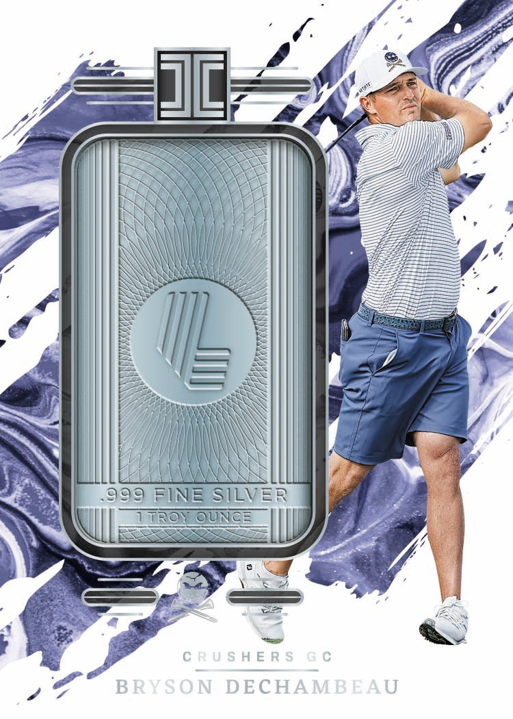 2024 Panini Impeccable LIV Golf Trading Cards - Single Box #7 with Random Teams - Perfect for Collectors, Sports Memorabilia Fans & Gift Giving