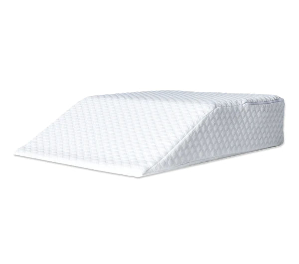 FlexiPillow Bamboo Covered Leg Wedge Pillow for Back Pain Relief - Orthopedic Support Cushion for Sleeping, Post-Surgery, Pregnancy & Acid Reflux