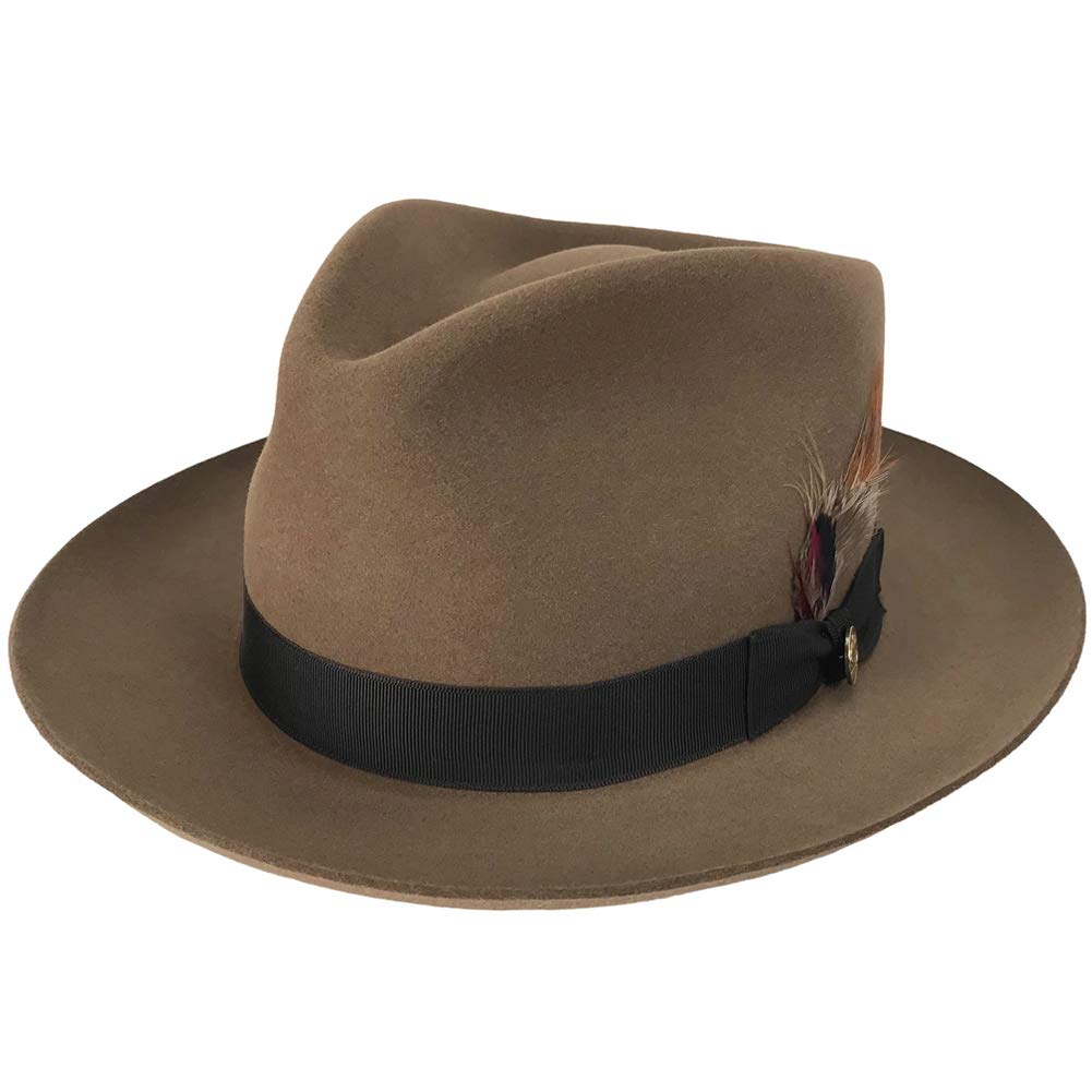 Stetson Men's Chatham Cowboy Hat - Classic Western Style Felt Hat for Men - Perfect for Rodeo, Country Music Festivals & Outdoor Adventures