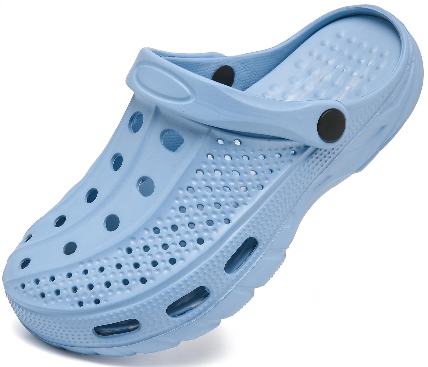 ChayChax Arch Support Clogs for Men & Women - Slip-On Garden Shoes with Removable Cushion Footbed - Comfortable Outdoor Beach Slippers for Walking, Gardening, and Relaxation