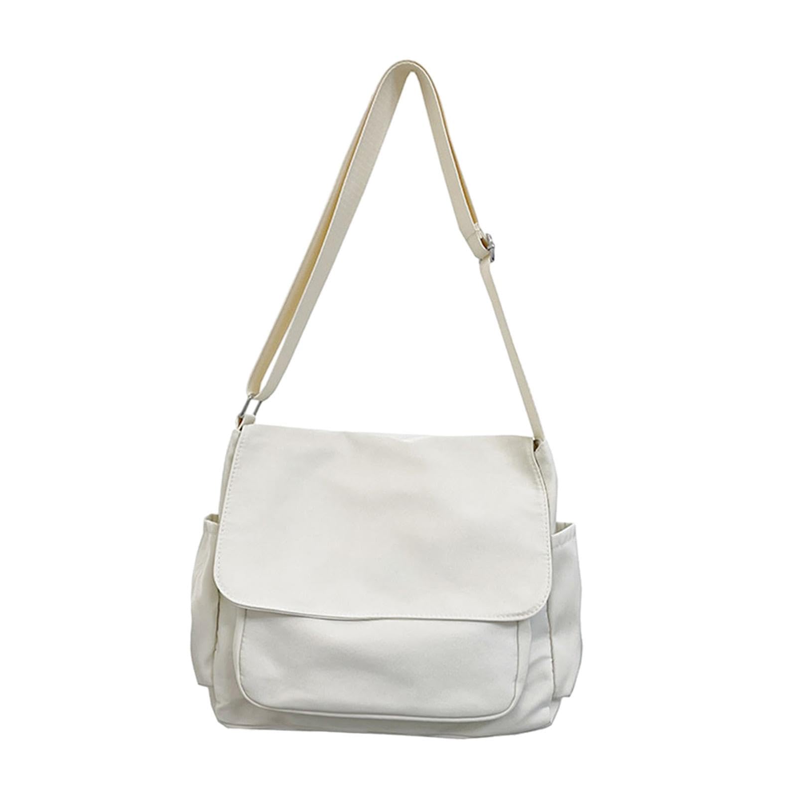 UJEAVETTE Women's Crossbody Bag with Detachable Side Pouch - Adjustable Strap Casual Shoulder Bag for Camping, Hiking, Travel & Daily Use - Black & White Options Available